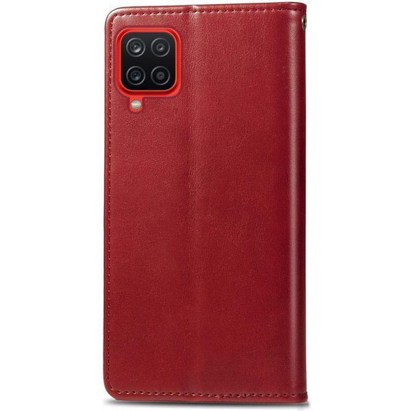 Шкіряний чохол книжка GETMAN Gallant (PU) для Samsung Galaxy A22 4G Червоний 216038 фото