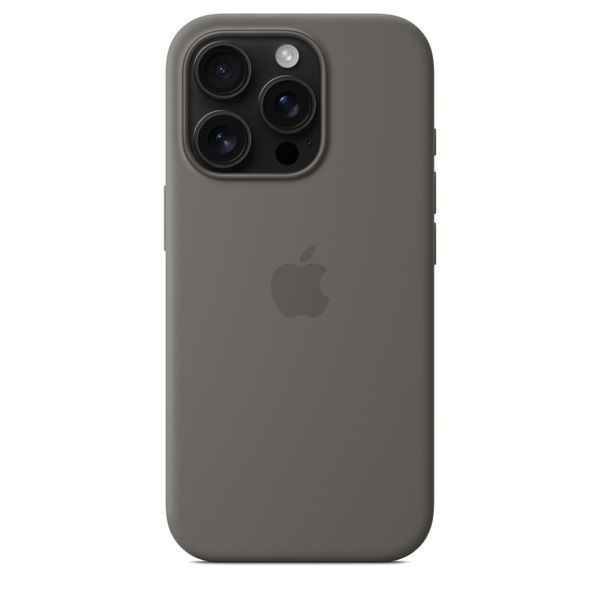 Чохол-накладка Apple iPhone 16 Pro Silicone Case with MagSafe - Stone Gray (MYYL3) 322323 фото