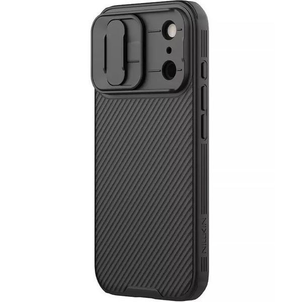 Карбонова накладка Nillkin CamShield Pro для Apple iPhone 17 Pro (6.3") Black 398546 фото