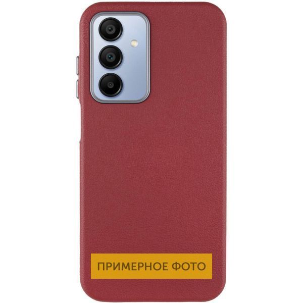 Шкіряний чохол Leather Case Metal Buttons для Xiaomi Redmi 9C Red 342193 фото