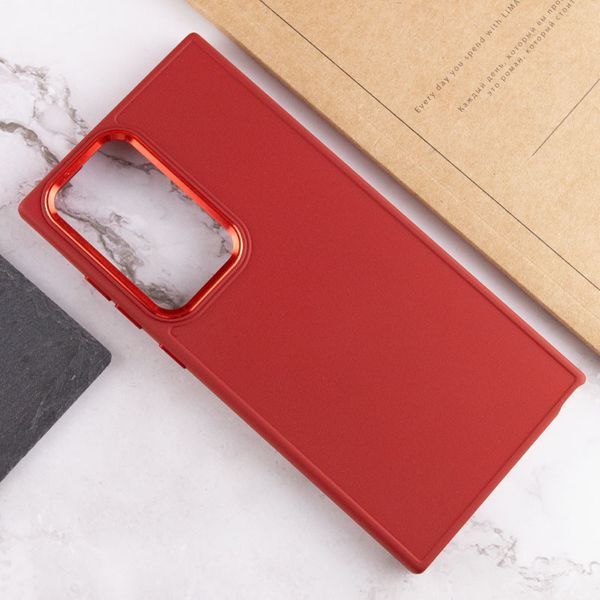TPU чохол Bonbon Metal Style для Samsung Galaxy S24 Ultra Червоний / Red 284985 фото