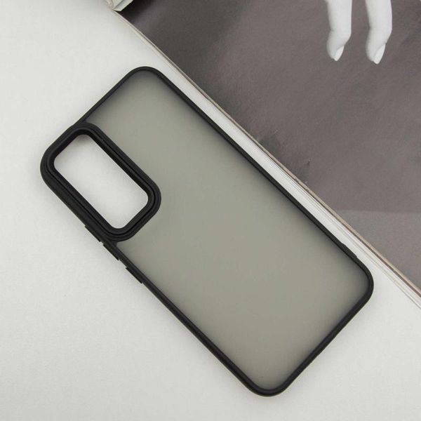 Чохол TPU+PC Lyon Frosted для Samsung Galaxy A55 Black 295746 фото