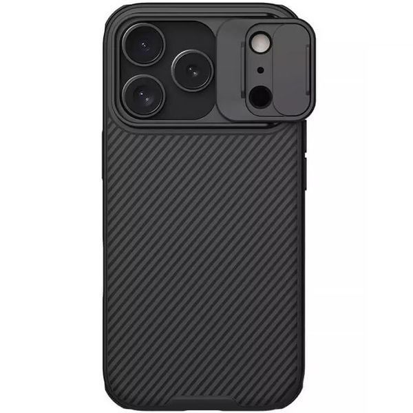 Карбонова накладка Nillkin CamShield Pro для Apple iPhone 17 Pro (6.3") Black 398546 фото