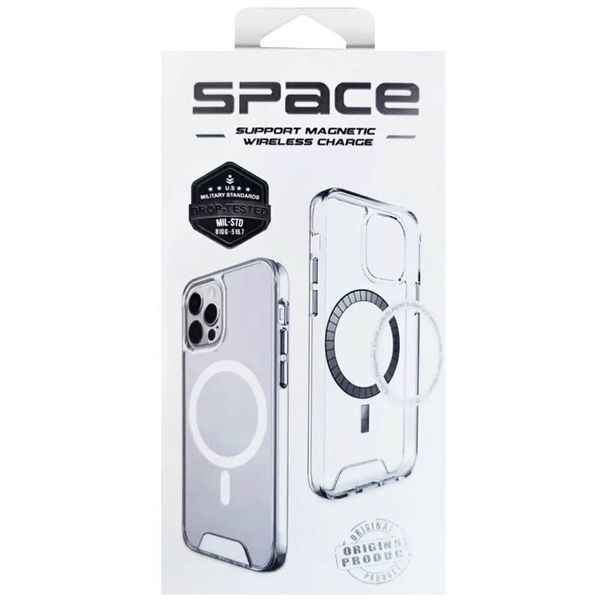Чохол TPU Space Case with MagSafe для Apple iPhone 13 (6.1") Прозорий 245948 фото