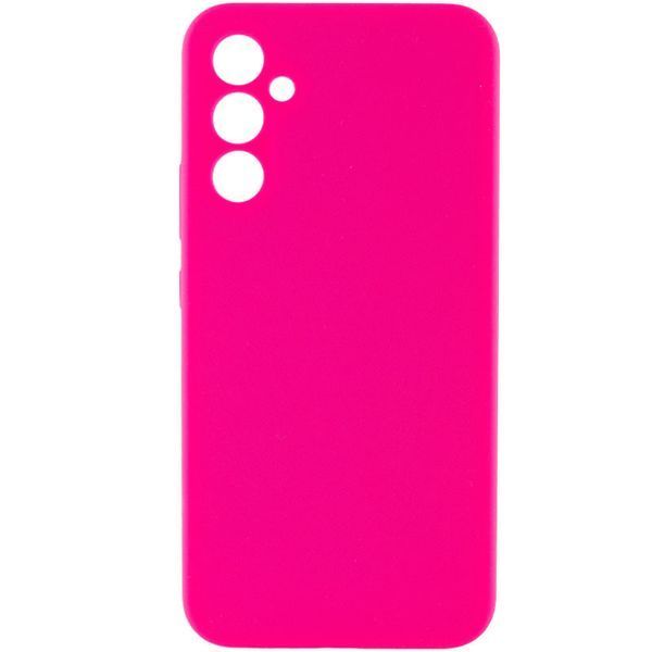 Чохол Silicone Cover Lakshmi Full Camera (AAA) для Samsung Galaxy S24+ Рожевий / Barbie pink 286917 фото