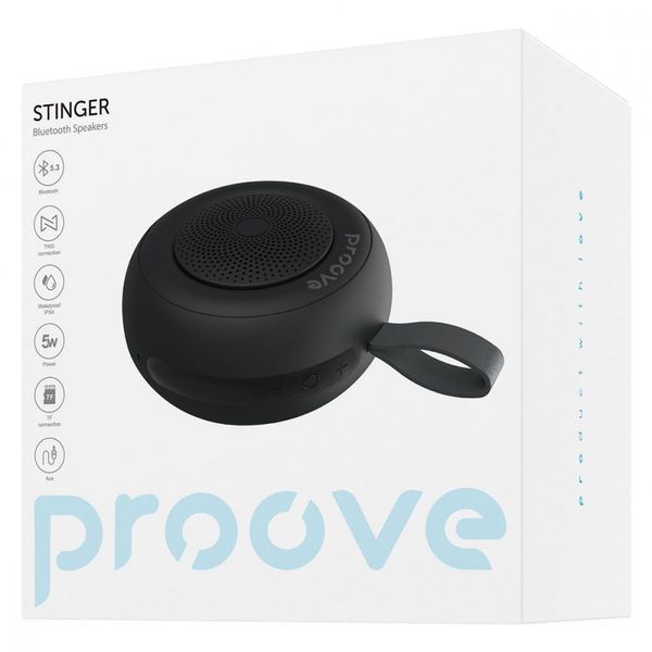Портативна Акустика Proove Stinger 5W (PDSG100010001) Black 287028 фото