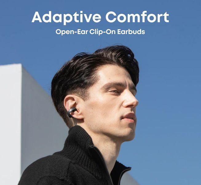 Навушники ANKER SoundСore AeroClip Чорні 381060 фото