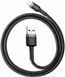 Кабель Baseus Lightning Kevlar USB кабель 1m (CALKLF-BG1) Black 188375 фото 1