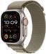 Смарт-годинник Apple Watch Ultra 2 GPS + LTE 49mm Titanium Case With Olive Alpine Loop - Small MREX3 277302 фото 1