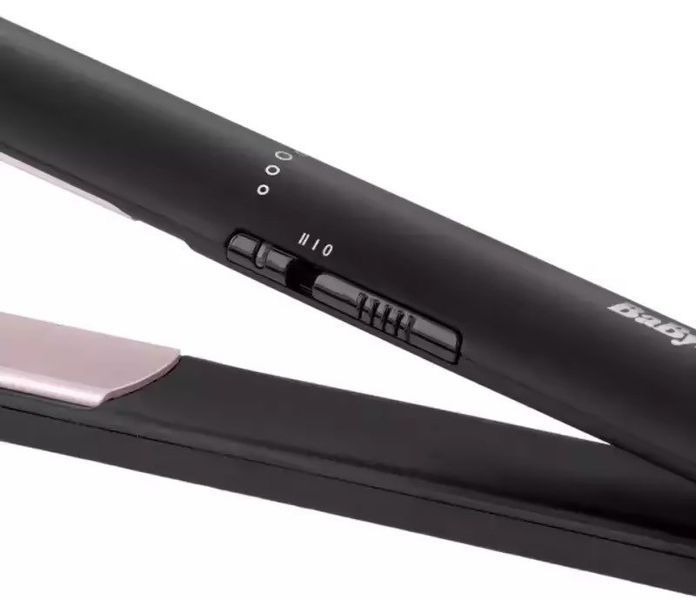 Випрямляч Babyliss, 41Вт, темп.режимів-2, 200 - 230С, кераміка, чорний (ST241E) 369878 фото