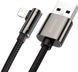 Кабель Baseus Legend Series Elbow Fast Charging Data USB кабель USB To IP 2.4A 1 М (CALCS-01) Black 252231 фото 2