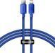 Кабель Baseus Crystal Shine Series Fast Charging Data USB кабель Type-C To IP 20W 1.2m (CAJY000203) Blue 257528 фото 1