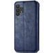 Шкіряний чохол книжка GETMAN Cubic (PU) для Samsung Galaxy A32 4G Синій 205639 фото 2