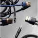 Кабель Baseus Lightning Kevlar USB кабель 1m (CALKLF-BG1) Black 188375 фото 4