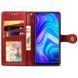 Шкіряний чохол книжка GETMAN Gallant (PU) для Xiaomi Redmi Note 9 / Redmi 10X Червоний 267876 фото 3