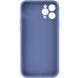 Силіконовий чохол Candy Full Camera для Apple iPhone 12 Pro Max (6.7") Блакитний / Mist blue 205958 фото 2