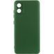 Чохол TPU GETMAN Liquid Silk Full Camera для Motorola Moto E13 Зелений / Dark green 323844 фото 1