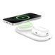 Зарядний пристрій бездротовий Belkin 2в1 15Вт Pad Qi2, білий (WIZ021VFWH) 369944 фото 3