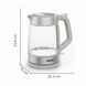 Електрочайник Tefal Glass Kettle 1.7л, скло, з підсвіткою, біло-срібний (KI605B30) 369420 фото 3