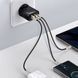 Зарядний Пристрій Baseus Compact Quick Charger 2xUSB U+C 30W (CCXJ-E01) Black 253916 фото 5