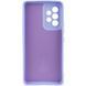 Чохол Silicone Cover Lakshmi Full Camera (AAA) для Samsung Galaxy A52 4G / A52 5G / A52s Бузковий / Dasheen 271913 фото 2