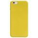Силіконовий чохол Candy для Apple iPhone 6/6s (4.7") Жовтий 203192 фото 1
