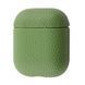 Чохол Leather Case AirPods 1/2 olive 334448 фото 1