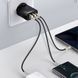 Зарядний Пристрій Baseus Compact Quick Charger 2xUSB U+C 30W (CCXJ-E01) Black 253916 фото 8