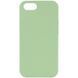 Чохол Silicone Case Full Protective (AA) NO LOGO для Apple iPhone SE (2020) М'ятний / Mint 321091 фото 1