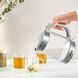 Електрочайник Tefal Glass Kettle 1.7л, скло, з підсвіткою, біло-срібний (KI605B30) 369420 фото 8