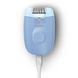 Епілятор Philips Series 2000 дисковий, від мережі, сух., насадок-2, з підсвіткою, блакитний (BRE247/00) 366328 фото 5