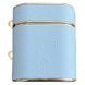 Шкіряний футляр Suitcase для навушників AirPods 1/2 Blue 345100 фото 1
