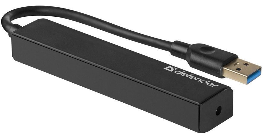 Комп.Аксесуари DEFENDER (83204)Хаб,Quadro Express USB3.0, 306309 фото