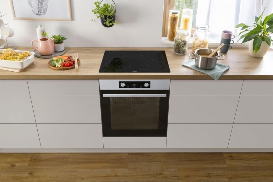 Комплект Gorenje (духовка + поверхня склокераміка BO6737E02X -нерж + ECT41SC- чорна), 738881 (SET_BO6737E02X_ECT41SC) 375226 фото