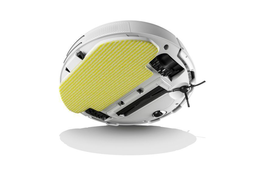 Робот-пилосос Karcher RCV 3, 400Вт, h=9.4см, вологе прибирання, конт пил -0.5л, вода -0.17л, автон. робота до 120хв, вага-3.7кг, НЕРА, білий (1.269-62 373406 фото