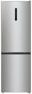 Холодильник з нижн. мороз. камерою Gorenje, 185х60х60см, 2 двері,203(99)л, А++, Total NF, Зона св-ті, Зовн. Диспл, нерж (NRK6192AXL4) 375754 фото