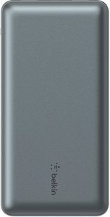 Акумулятор портативний літій-іонний Power Bank Belkin 20000мА&middot;год, 15Вт, 2хUSB-A/USB-C, cірий (BPB012BTGY) 366471 фото