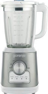 Блендер Gorenje стаціонарний 1400Вт, чаша-1750мл, скло, білий (B1400E) 370062 фото