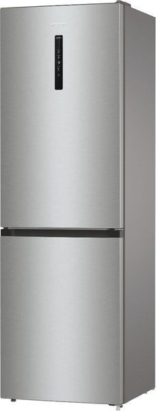 Холодильник з нижн. мороз. камерою Gorenje, 185х60х60см, 2 двері,203(99)л, А++, Total NF, Зона св-ті, Зовн. Диспл, нерж (NRK6192AXL4) 375754 фото