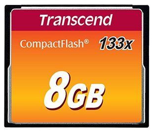 Карта пам'яті Transcend CF 8GB 133X (TS8GCF133) 372031 фото