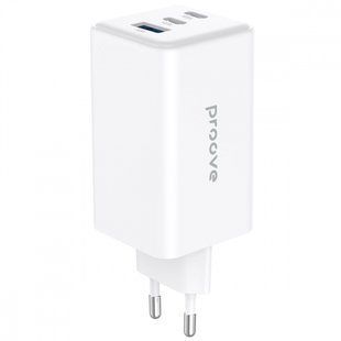 Зарядний Пристрій Proove Pocket GaN 100W (2Type-C + USB) (WCPG10012202) White 337003 фото
