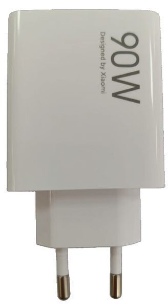 Зарядний пристрій Xiaomi 90W HyperCharge Combo (Type-A) (BHR07ZBEU) білий + кабель USB-C 355905 фото