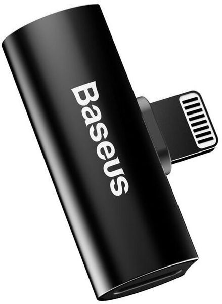 Адаптер Baseus iP Male To Dual IP Female Adapter L46 (CAL46-01) Black 255227 фото