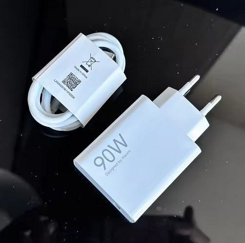 Зарядний пристрій Xiaomi 90W HyperCharge Combo (Type-A) (BHR07ZBEU) білий + кабель USB-C 355905 фото