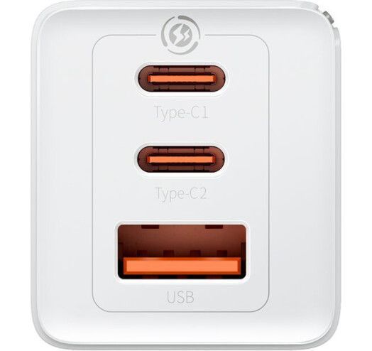Зарядний Пристрій Baseus GaN5 Pro 65W 2C+U (CCGP120202&nbsp;) Бiлий 267046 фото