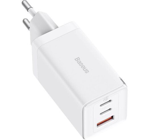 Зарядний Пристрій Baseus GaN5 Pro 65W 2C+U (CCGP120202&nbsp;) Бiлий 267046 фото