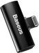 Адаптер Baseus iP Male To Dual IP Female Adapter L46 (CAL46-01) Black 255227 фото 4