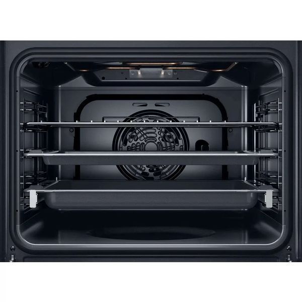 Духова шафа Whirlpool електрична, 71л, A+, дисплей, конвекція, телескопічні напрямні, чорний (OMR58HU1B) 371475 фото