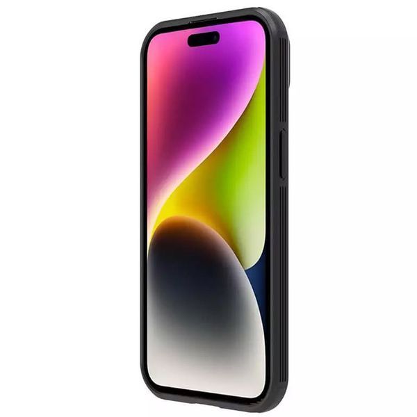Карбонова накладка Nillkin CamShield Pro для Apple iPhone 15 (6.1") Black 361155 фото