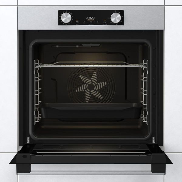 Комплект Gorenje (духовка електрична BO6737E02XK + варильна поверхня газова G642ABX), 743550, нерж. (SET_BO6737E02XK_G642ABX) 375286 фото